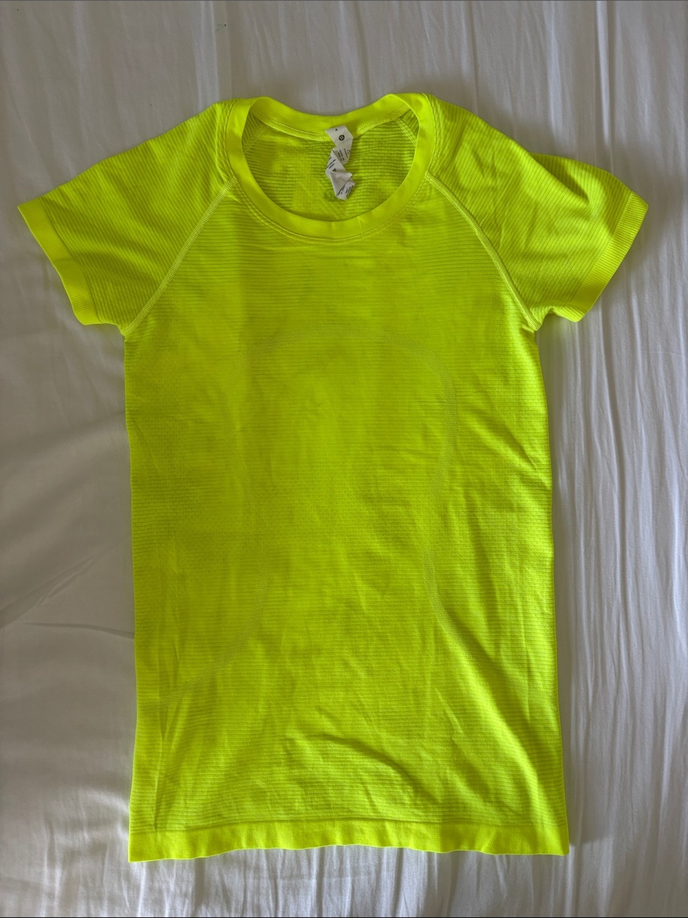 Lululemon Swiftly Tech Neon Yellow Short Sleeve Tee